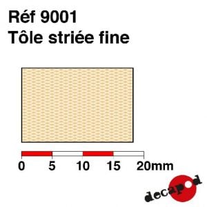 Tôle striée fine - DECAPOD 9001