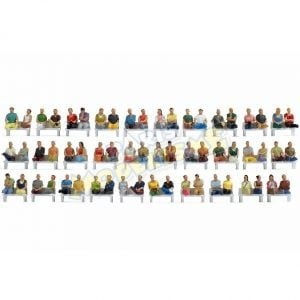 Figurines [HO] : Méga-set économique "Passagers assis" - NOCH 16072
