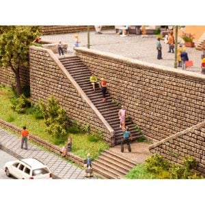 Décor [HO] : Set d'escaliers - NOCH 58303