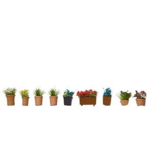 Décor [HO] : Fleurs en pots - NOCH 14031
