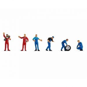 Figurines [HO] : "Pilotes de courses et mécaniciens" - NOCH 15107