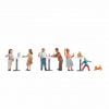 Lot de 6 personnages au café avec accessoires NOCH 15833 - HO 1/87 Lot de 6 personnages au café avec accessoires NOCH 15833 - HO 1/87