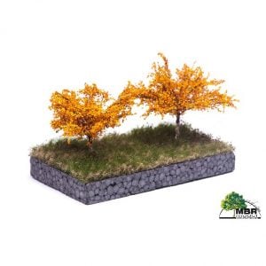 Arbres [HO/TT] : Pommiers en automne [2 pièces] - MBR 52-2304