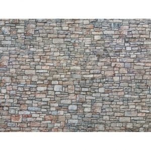 Feuille de carton 3D [HO] : "Mur de Moellon" - NOCH 56640