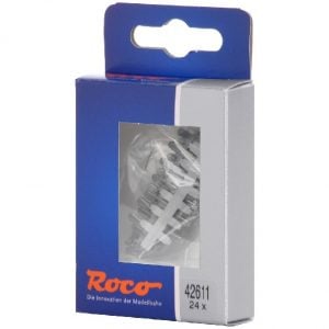 Éclisses isolantes en plastique pour les voies ROCO LINE code 83 (24 pièces) - ROCO 42611