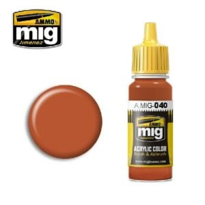 Peinture couleur : Rouille moyen [acrylique à l'eau] - A.MIG 0040