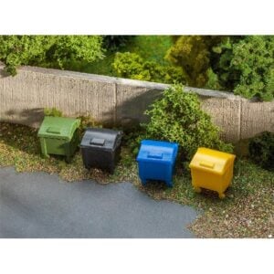 [HO] : Lot de conteneurs à déchets - FALLER 180343