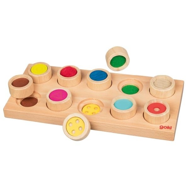 Mémo tactile en bois - GOKI 56895