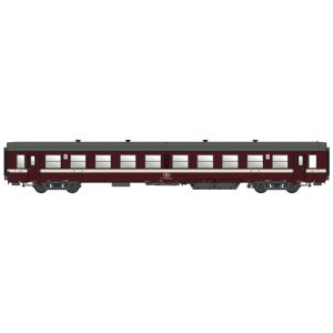 [HO] : Voiture K4, B (2ème classe), bogies Y16, SNCB, Ep. V - MODELS WORLD 40040