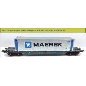Lot De 3 Wagons De Marchandises Ouverts DR époque IV à L'échelle H0 (1:87) | Longueur 543 Mm, Compatible Système 2 Rails CC