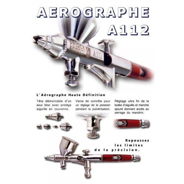 Aérographe Haute Définition - PRINCE AUGUST A112 – Image 2