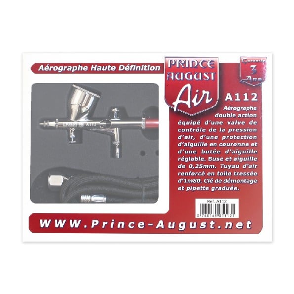 Aérographe Haute Définition - PRINCE AUGUST A112