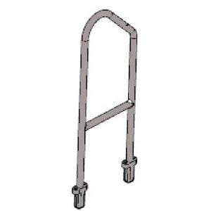 Pièces détachées [HO] : Set de rambardes pour Y8000 Roco, couleur galet - ROCO 144775