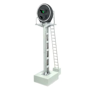 Signalisation [HO] : Signal Disque avec 2 LEDs (vert/jaune) de la SNCF - MAFEN 913218