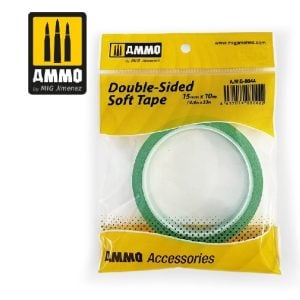 Ruban de masquage souple double face (15 mm x 10 m) - A.MIG 8044