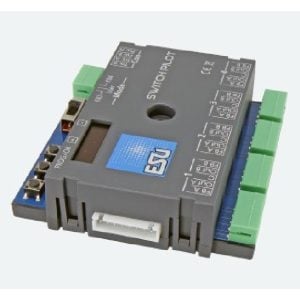 SwitchPilot 3, décodeur d'accessoires à solénoïde 4 voies, DCC/MM, OLED, avec retour d'information RC - ESU 51830