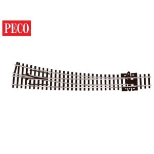 [N Code 80] : Aiguillage courbe à droite, rayon large [Insulfrog] - PECO SL-386