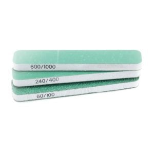 3 blocs de ponçage double face & double grain [90x19x6mm] - VALLEJO T04001