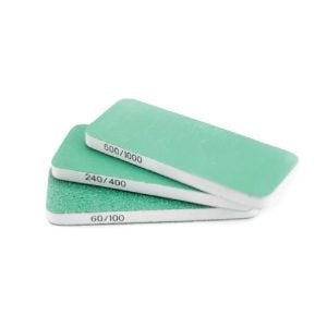 3 blocs de ponçage double face & double grain [80x30x6mm] - VALLEJO T04003