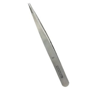 Pince Brucelle de précision à pointe droite [120 mm] - VALLEJO T12003