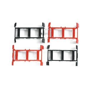 [HO] : Supports d'essieu avec garde-boue pour les nouveaux jeux de roues Lowliner [x4] - HERPA 052313