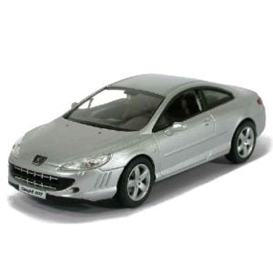 Véhicule [O] : Peugeot 407 Coupé, Gris Argent, 2005 - NOREV 474778