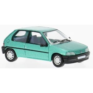 Véhicule [HO] : Peugeot 106 3 portes phase 1, vert fluorite métallisé, 1991 - SAI 6624 (PCX870749)