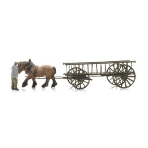 [N] : Wagon à foin (vide) avec figurine - ARTITEC 316.144