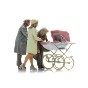 Figurines [HO] : Un bébé mignon dans son landau [x3] - ARTITEC 5870144