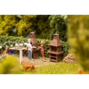 [HO] : 2 barbecues de jardin - FALLER 180015