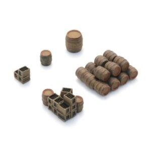 [N] : Chargement de tonneaux de bière en bois - ARTITEC 316.135