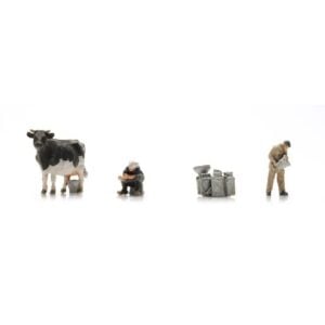 Figurines [N] : Éleveurs laitiers avec vache - ARTITEC 5160039
