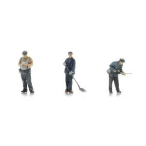 Figurines [N] : Personnel de nettoyage au dépôt de la DB [x3] - ARTITEC 5160050