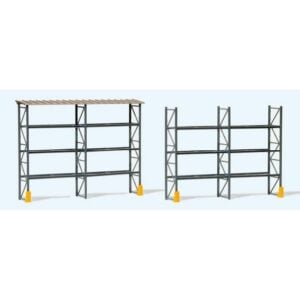 [HO] : Rayonnage industriel pour 48 euro-palettes avec toiture - PREISER 17125