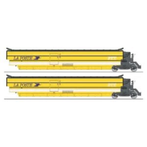 [HO] : Coffret de remorques TGV PSE "La Poste", 2 éléments (Remorques R3, R7), Ep. IV-V - REE TGV013