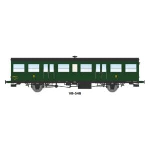 [HO] : Voiture Sud-Ouest 15m B6t (2ème classe), vert 306, SNCF, Ep. III - REE VB548