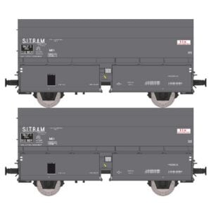 [HO] : Coffret de 2 wagons Coke STEMI 56 “SITRAM”, SNCF, Ep. III - REE WB970