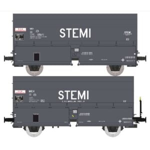[HO] : Coffret de 2 wagons Coke STEMI 56 “STEMI”, SNCF, Ep. III - REE WB973