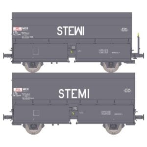 [HO] : Coffret de 2 wagons Coke STEMI 56 “STEMI”, SNCF, Ep. IV-V - REE WB976