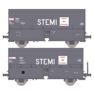 [HO] : Coffret de 2 wagons Coke STEMI 56 “STEMI-HBL”, SNCF, Ep. V - REE WB981