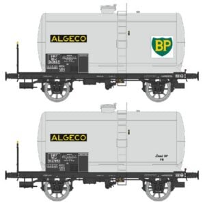 [HO] : Coffret de 2 wagons citernes Fauvet-Girel “ALGECO-BP”, SNCF, Ep. III - REE WB983