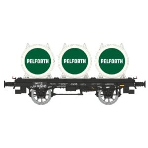 [HO] : Wagon plat + 3 containers citerne à bière « PELFORTH », SNCF, Ep. III - REE WB991